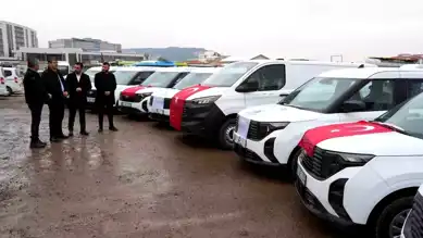 Adıyaman'a 10 Yeni Belediye Aracı