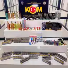 Adıyaman'da Kaçak Alkol ve Sigara Baskını!