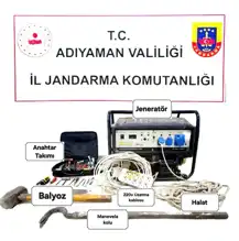 Adıyaman'da Kablo Hırsızlığı: 2 Şüpheli Yakalandı