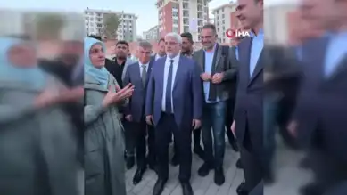 Depremzede Ailenin Bakan Kurum'la Duygusal Buluşması