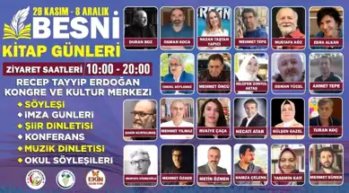 Besni'de Kitap Günleri Başlıyor