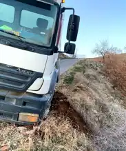Adıyaman'da Beton Mikserinin Freni Boşladı! Son Anda Kurtuldu