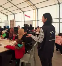 Deprem Bölgesinde Çocuk Gelişim Programı Başladı