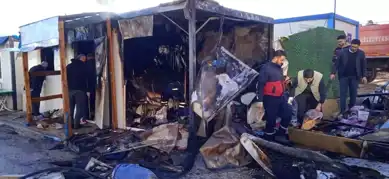Konteyner Kentte Yangın!