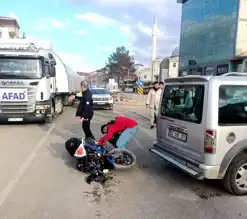 Gölbaşı'nda Motosiklet Kazası: Yaralı Var!