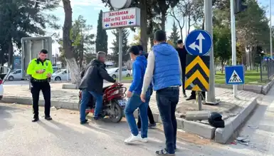 Otomobil-Motosiklet Kazası: 1 Yaralı