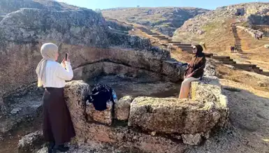 Adıyaman'da Perre Antik Kenti'ne Yoğun İlgi