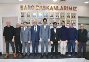 Yerel Gazeteciler Birliği, Baro Başkanına Ziyarette Bulundu