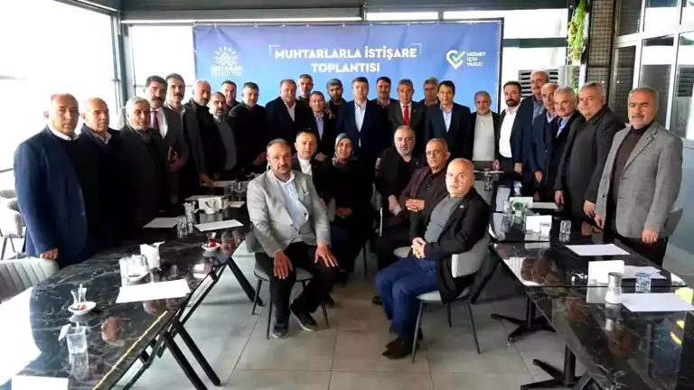 Tutdere'den Muhtarlarla İstişare Toplantısı
