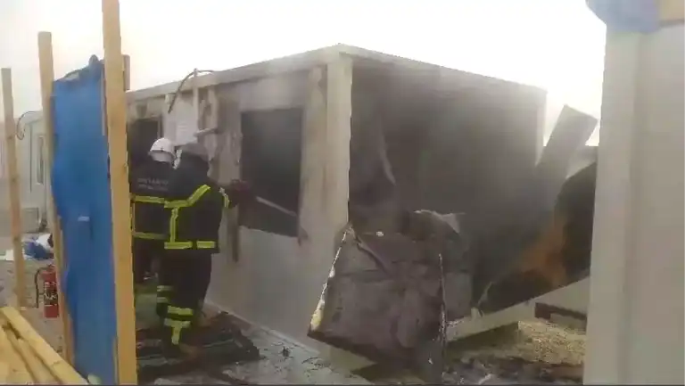 Adıyaman'da Konteyner Yangını: Korku ve Paniğe Neden Oldu