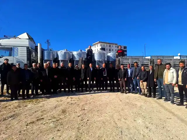 Besni'de Üreticilere Süt Soğutma Tankı Desteği