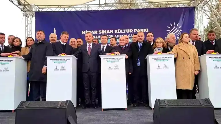 CHP Lideri Özel, Adıyaman'da Nikah Salonu Temelini Attı